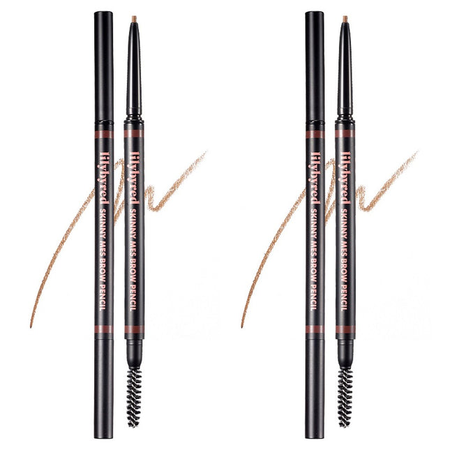 LILYBYRED Lilybyred Skinny Mascara Brow Pencil 0.06g, 02 Medium Brown, 2 Count