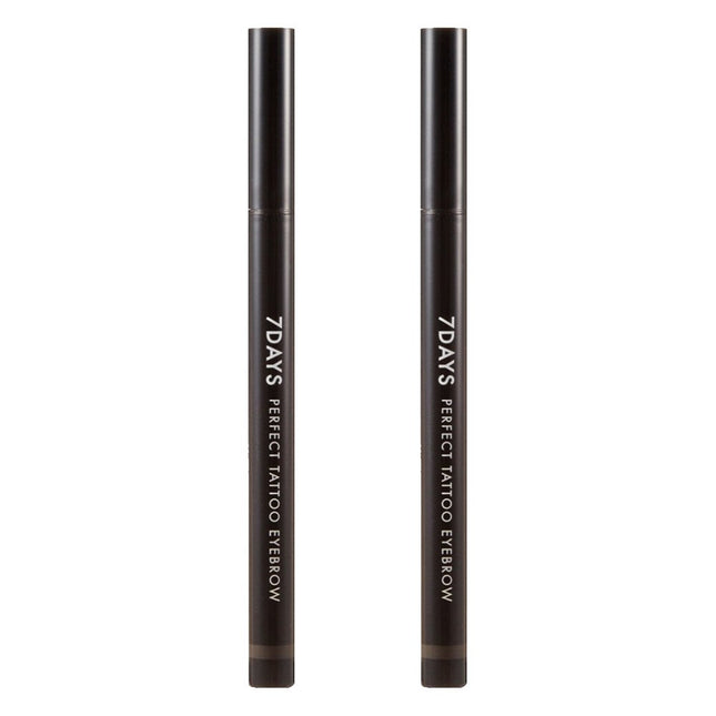 TONYMOLY  7DAYS PERFECT TATTOO EYEBROW TINT 0.4g, 04 DARK BROWN, 2PCS
