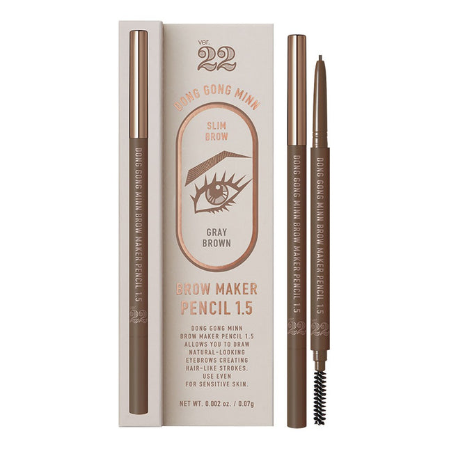 CHOSUNGAH 22 Dong Gong Mi In Brow Maker Pencil 1.5 0.07g, Dark Brown, 1 count