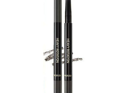 NONE Heavy Rotation Hard Edge Eyebrow Auto Pencil 0.4g, 04 Gray Brown, 1 Count