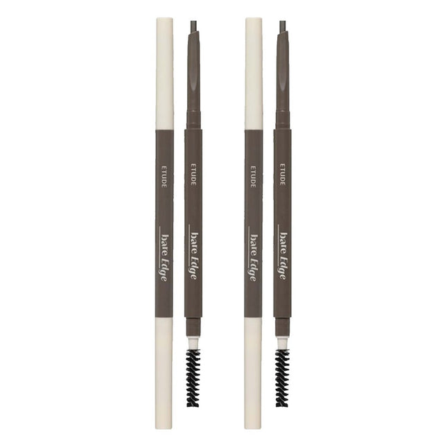 ETUDE  BARE EDGE SLIM BROW 0.1g, 03 GRAY BROWN, 2PCS