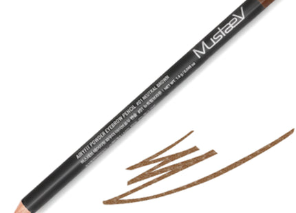MUSTAEV Mustaev Airfit Powder Eyebrow Pencil 1.4g, 1 piece, Shade 01 Neutral Brown