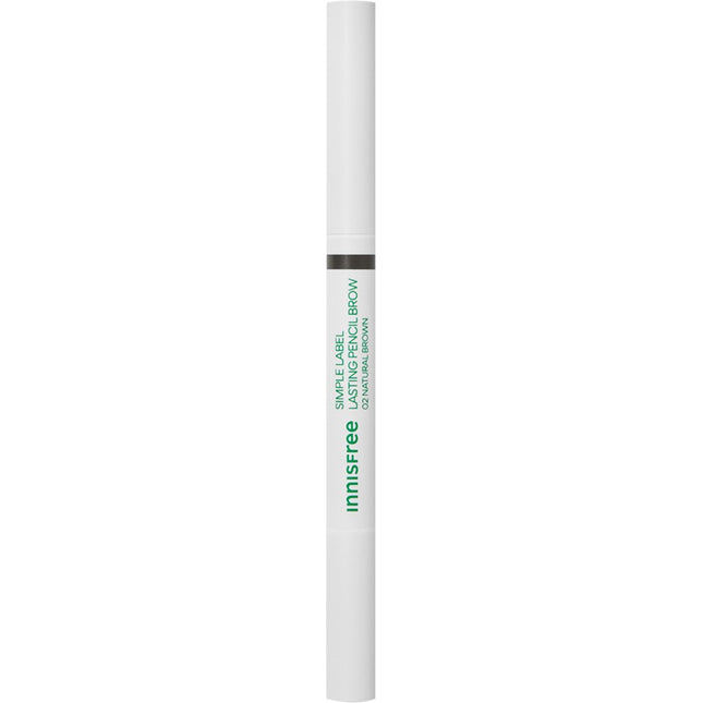 INNISFREE  Simple Label Lasting Pencil Brow 0.15g, 02 Natural Brown, 1 Count