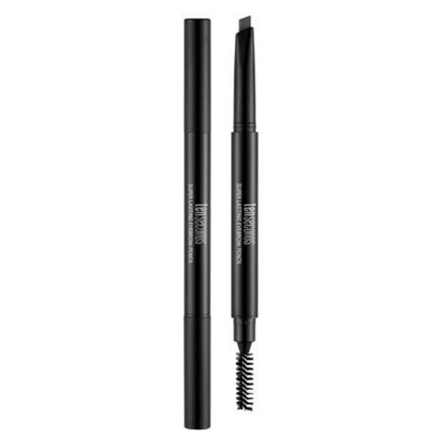 TENSECONDS KOREA  Super Lasting Eyebrow Pencil, Dark Brown, 1 Count