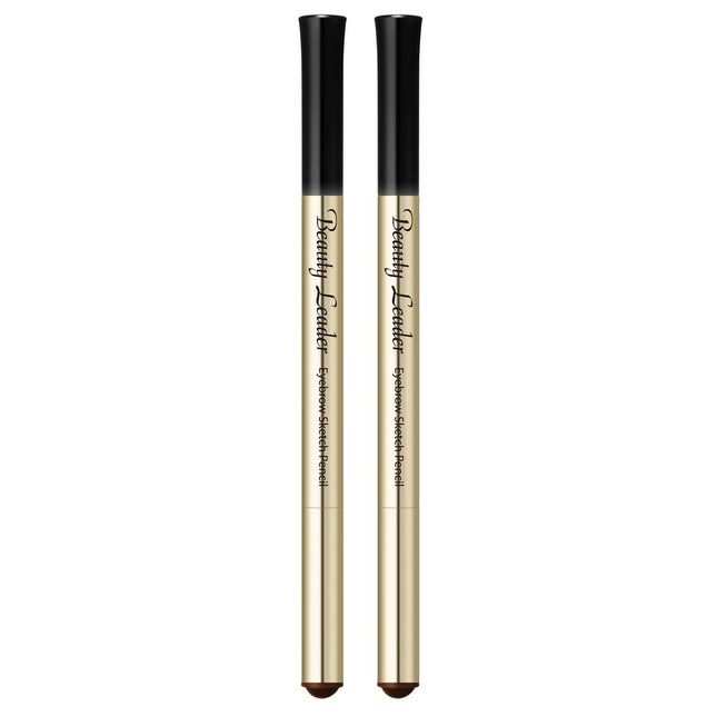 NONE COMPANY Beauty Leader Eyebrow Sketch Pencil, Shade 5 Brown, Pack of 2