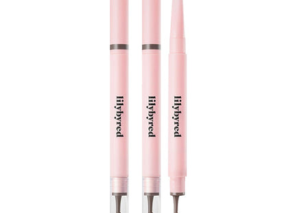 LILYBYRED  Hard Flat Brow Pencil 0.17g, 2 Count, 05 Ash Brown