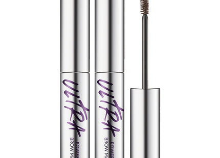 MISSHA  ULTRA-WATERPROOF BROW CARA 4g, Dark Brown, 2 count