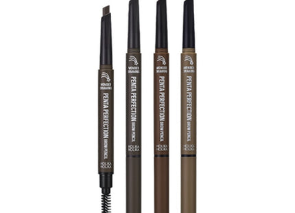 HOLIKA HOLIKA Wonder Drawing Penta Perfection Brow Pencil 0.3g Natural Brown (2-Pack)