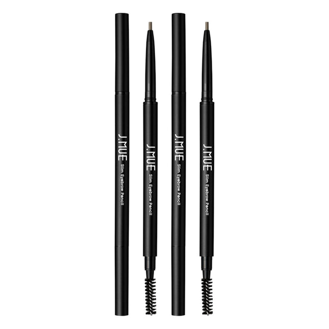 JAYMU  Slim Eyebrow Pencil, 4 Gray Brown, 2 Count