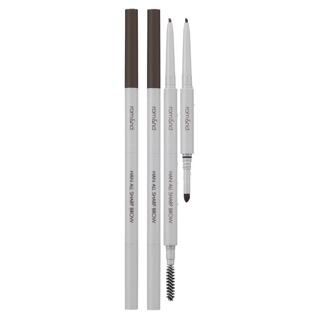ROMAND  Han All Sharp Brow 0.17g, Gentle Brown x 2