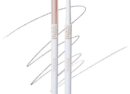 EKMEL  Live Brow Micro Pencil 0.03g, M00 Ash Black, 1 Count