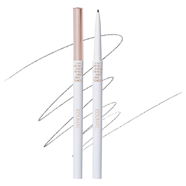 EKMEL  Live Brow Micro Pencil 0.03g, M00 Ash Black, 1 Count