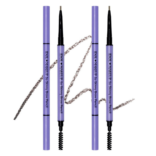 IDOL MAKEUP SSOSKINNY EYEBROW PENCIL 0.07g, DARK BROWN, 2PCS
