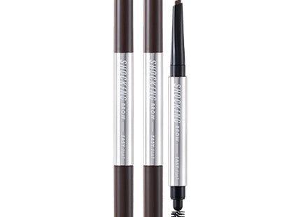 TONYMOLY The Shocking Brow Easy Flat 0.5g, 02 Dark Brown, 2ea