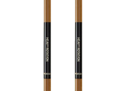 NONE  Heavy Rotation Hard Formula Eyebrow Pencil 0.4g, 01 Caramel Brown, 2 Count