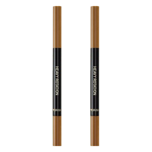 NONE  Heavy Rotation Hard Formula Eyebrow Pencil 0.4g, 01 Caramel Brown, 2 Count
