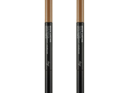 THE FACE SHOP  Brow Lasting Proof Eyebrow Pencil EX 0.2g, 01 Light Brown, 2 Count
