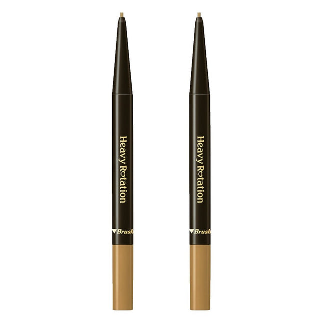 KISSME  Heavy Rotation Eyebrow Pencil 0.09g, 03 Ash Brown, 2 pcs