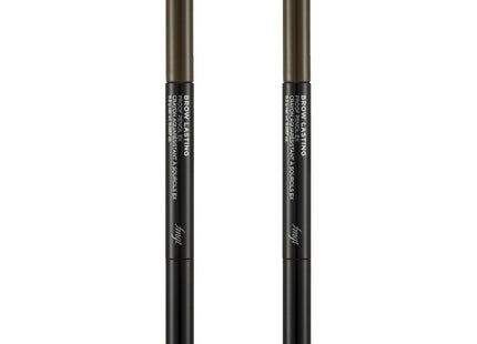 THE FACE SHOP  Brow Lasting Proof Eyebrow Pencil EX 0.2g, 04 Gray Brown, 2 Count