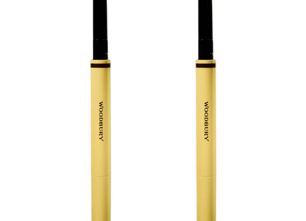 WOODBURY  Pro Auto Brow Pencil 0.33g, Cozy Brown, 2 Count
