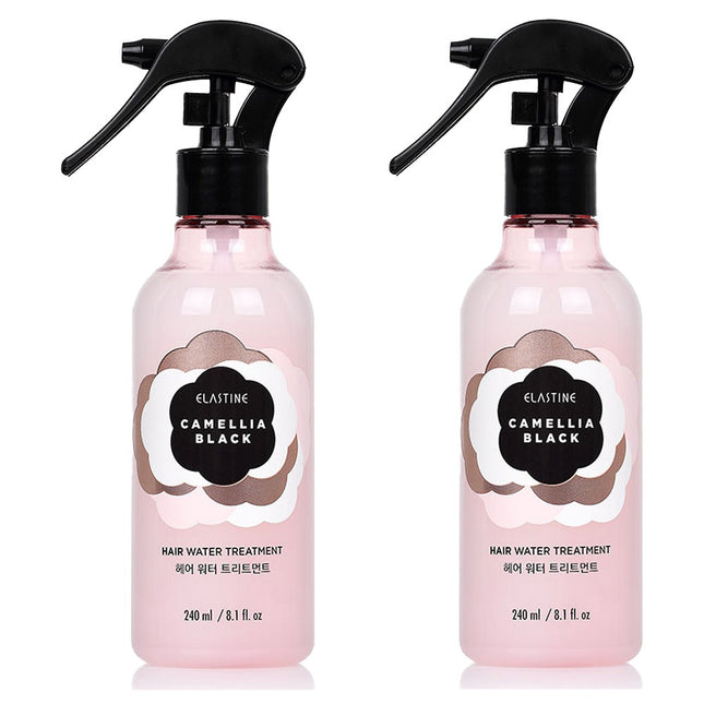ELASTINE CAMELLIA BLACK HAIR WATER TREATMENT , 240ml, 2 Count