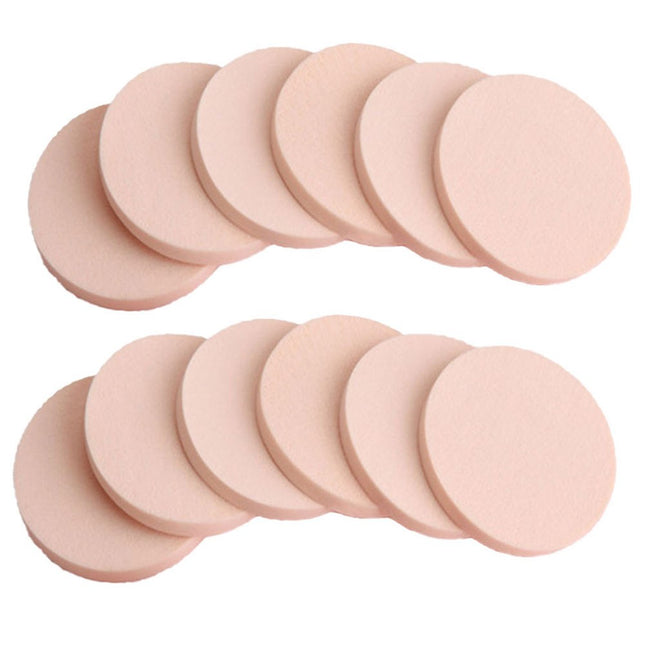 DALMOA  Snug Makeup Puff Round, 12 Count
