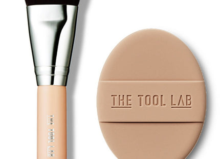 THE TOOL LAB  Ultra-Fit Dual Sponge, Beige, 1 Set
