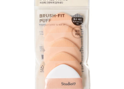 STUDIO17  Brush Fit Puff 5p, 1 Count