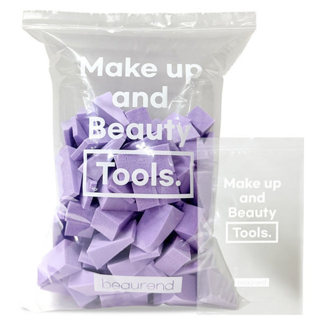 VUREND  Triangle Makeup Puff 100p, Violet, 1 count