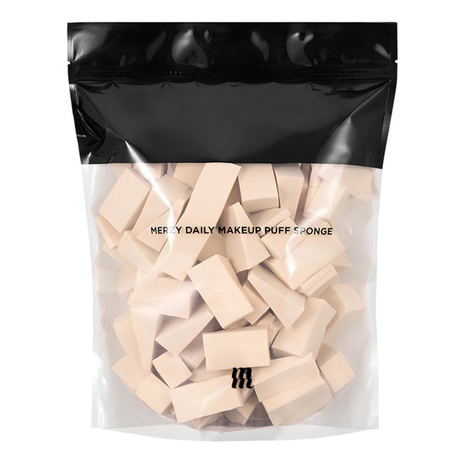 MERZY  Daily Makeup Triangle Puff Sponge 100p, 1 pc