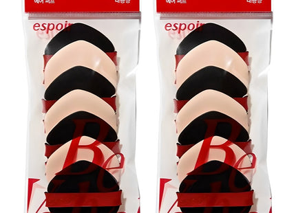 ESPOIR  Be Velvet Air Puff 7p, Mixed Color, 2 Count