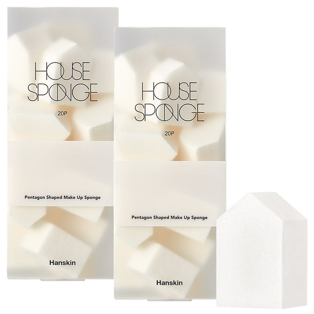 HANSKIN  HOUSE MAKEUP SPONGE 20P, SET OF 2