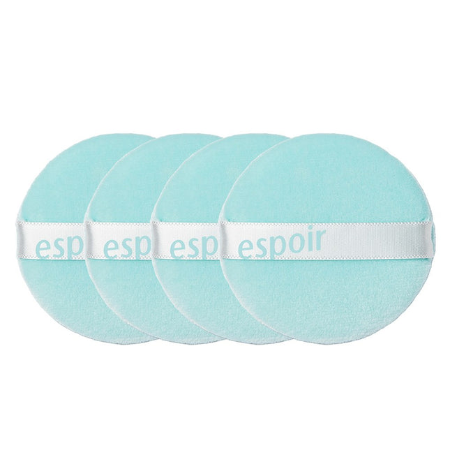 ESPOIR  Fresh Setting Powder Puff 4p Set, Mint, 1 Set