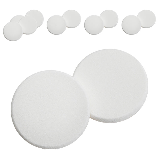 THE FACE SHOP  Daily Beauty Tools Close-Fitting NBR Puff Round, 12 Count