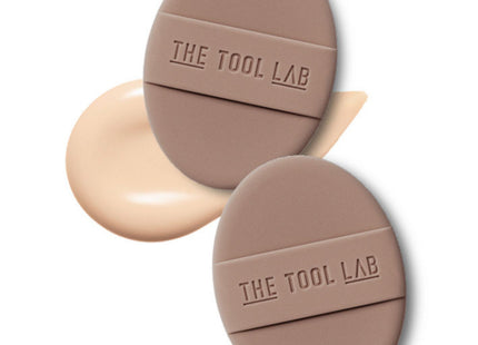 THE TOOLAB  Longlasting Tension Puff Chokchok Regular, Mocha, 2 Count