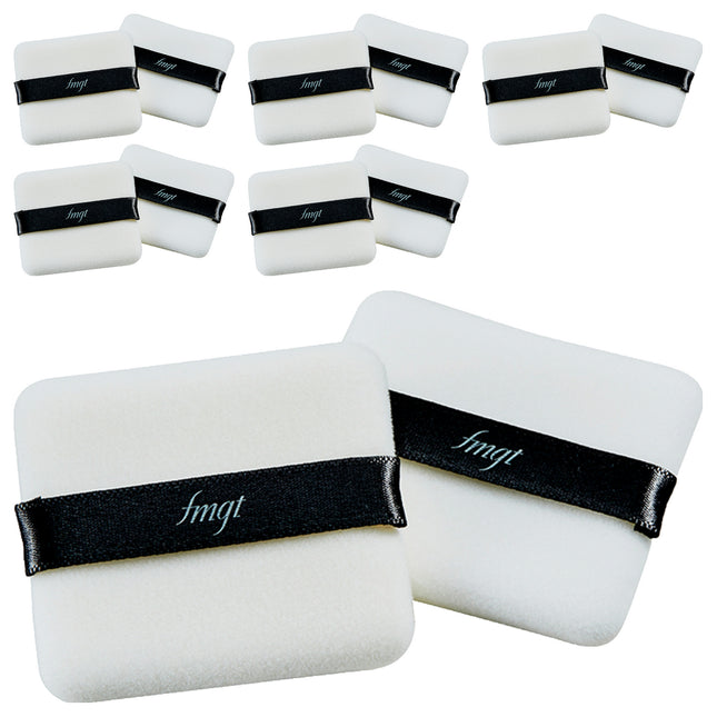 THE FACE SHOP  Daily Beauty Tools Fluffy Puff Square, Assorted Colors, 12 Count