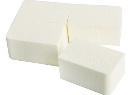 MUSTEV  Pro Makeup Sponge Block 4P, White, 1 Each