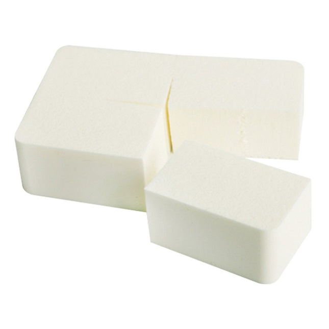 MUSTEV  Pro Makeup Sponge Block 4P, White, 1 Each