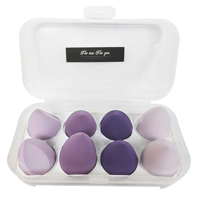 NONE Pastel Drop Puff Set, Purple, 1 Set