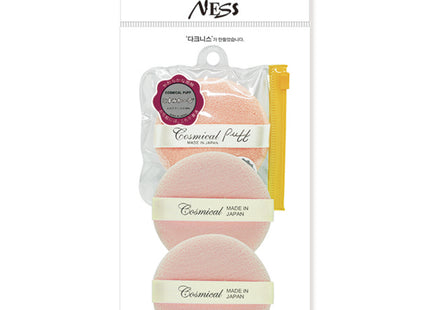 DARKNESS CARON Powder Puff 3p Set, Mixed Colors, 1 Set