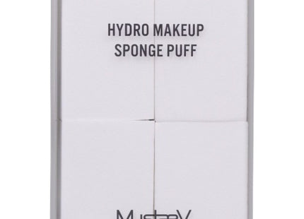 MUSTHAVE  Hydro Makeup Sponge Puff 4p, White, 1 Count
