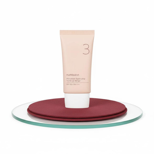 NUMBUZIN No 3 Porcelain Base-Skip Tone-Up Beige