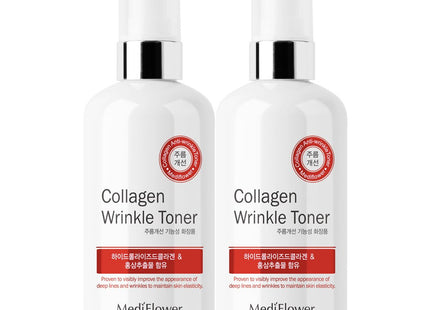 MEDIFLOWER  Collagen Wrinkle Toner, 250ml, 2 Count