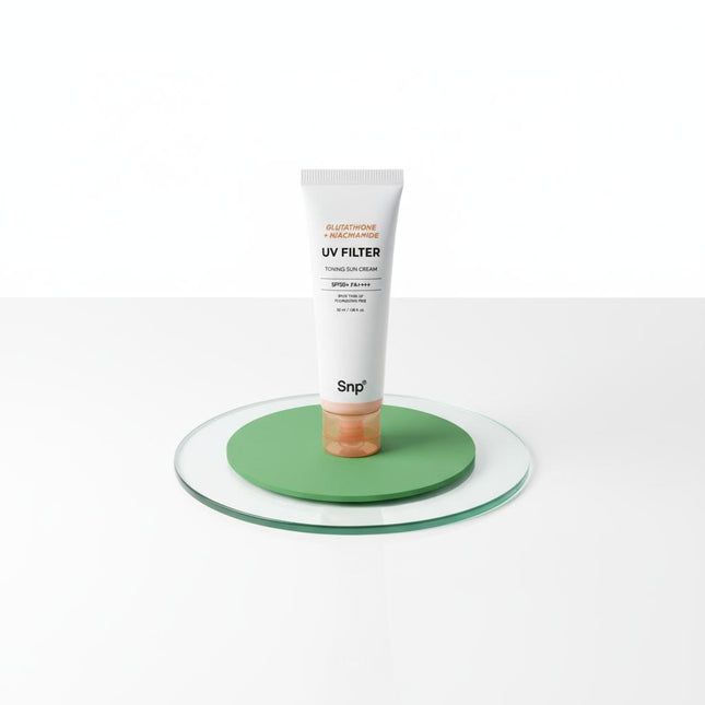 SNP Glutathione Niacinamide UV Filter Toning Sun Cream 50ml +20ml