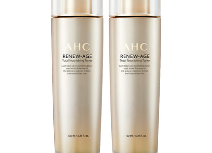 AHC  Renew Age Total Nourishing Toner, 130ml, 2 Count