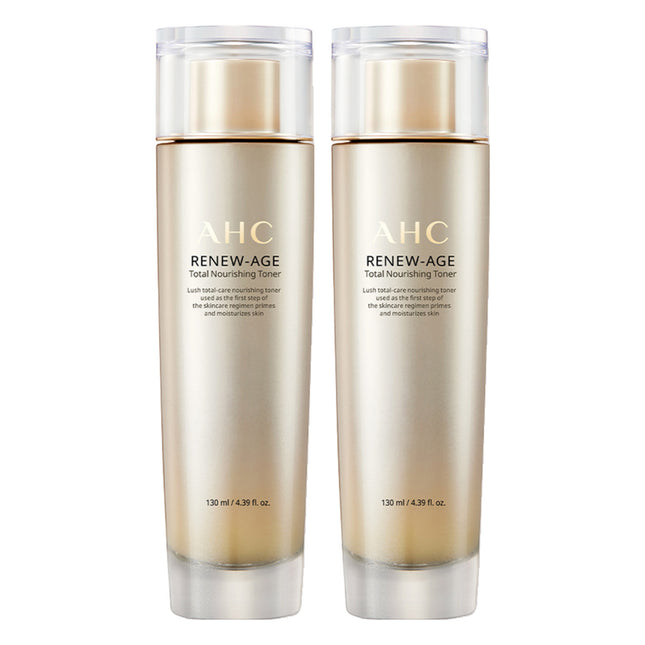 AHC  Renew Age Total Nourishing Toner, 130ml, 2 Count