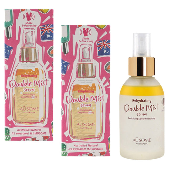 AWESOME  Rehydrating Double Mist Serum, 120ml, 2 Count