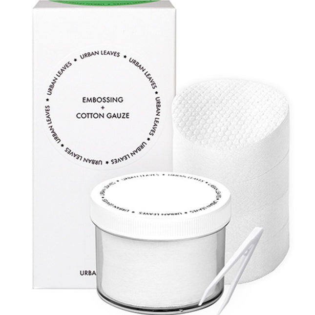 URBANLIVES Embossed Cotton Gauze Skin Fit Pad, 140 count