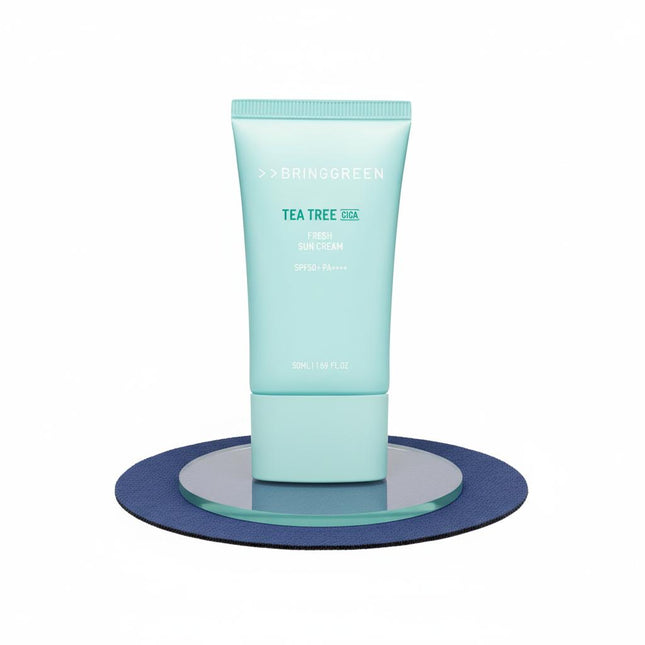 BRING GREEN Tea Tree Cica Fresh Sun Cream 50mL 2-Pack Set  Single