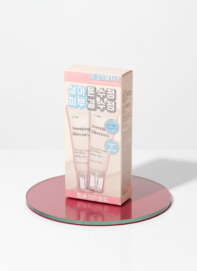 ETUDE HOUSE Soon Jung Director Tone-Up Correction Sun Cream Special Set